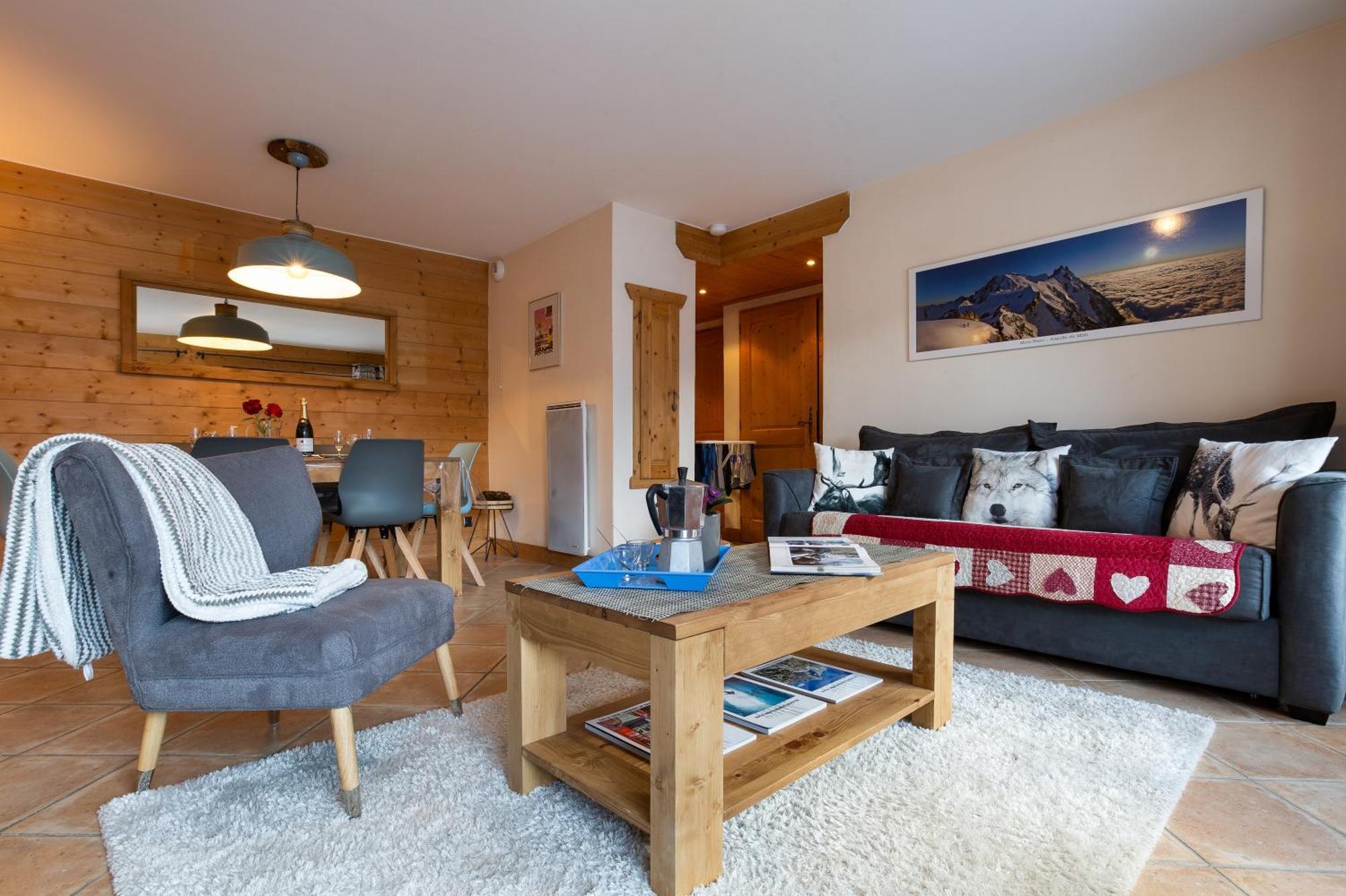 Appartement Belle Vue - Happy Rentals Шамоні Екстер'єр фото