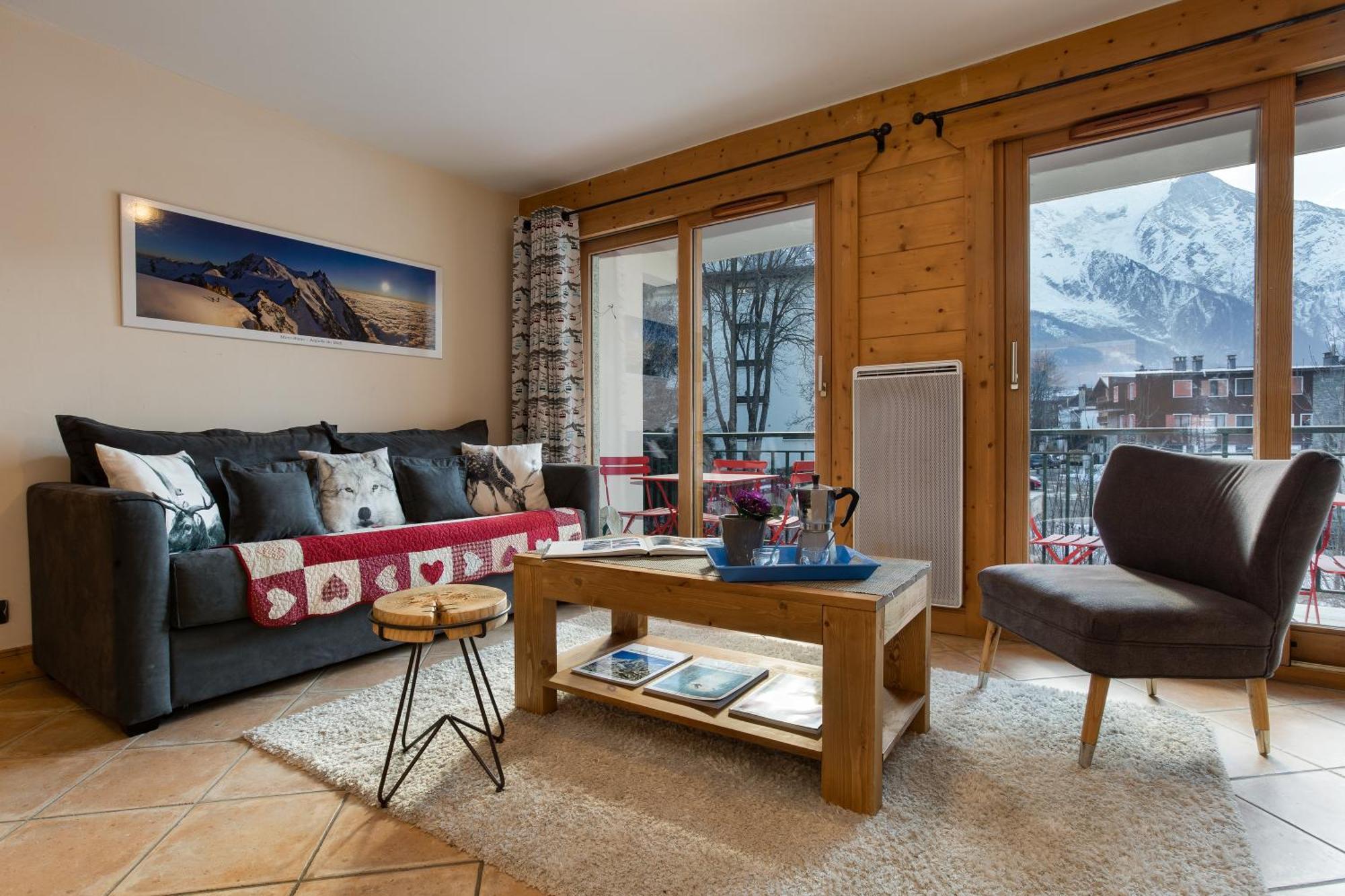 Appartement Belle Vue - Happy Rentals Шамоні Екстер'єр фото
