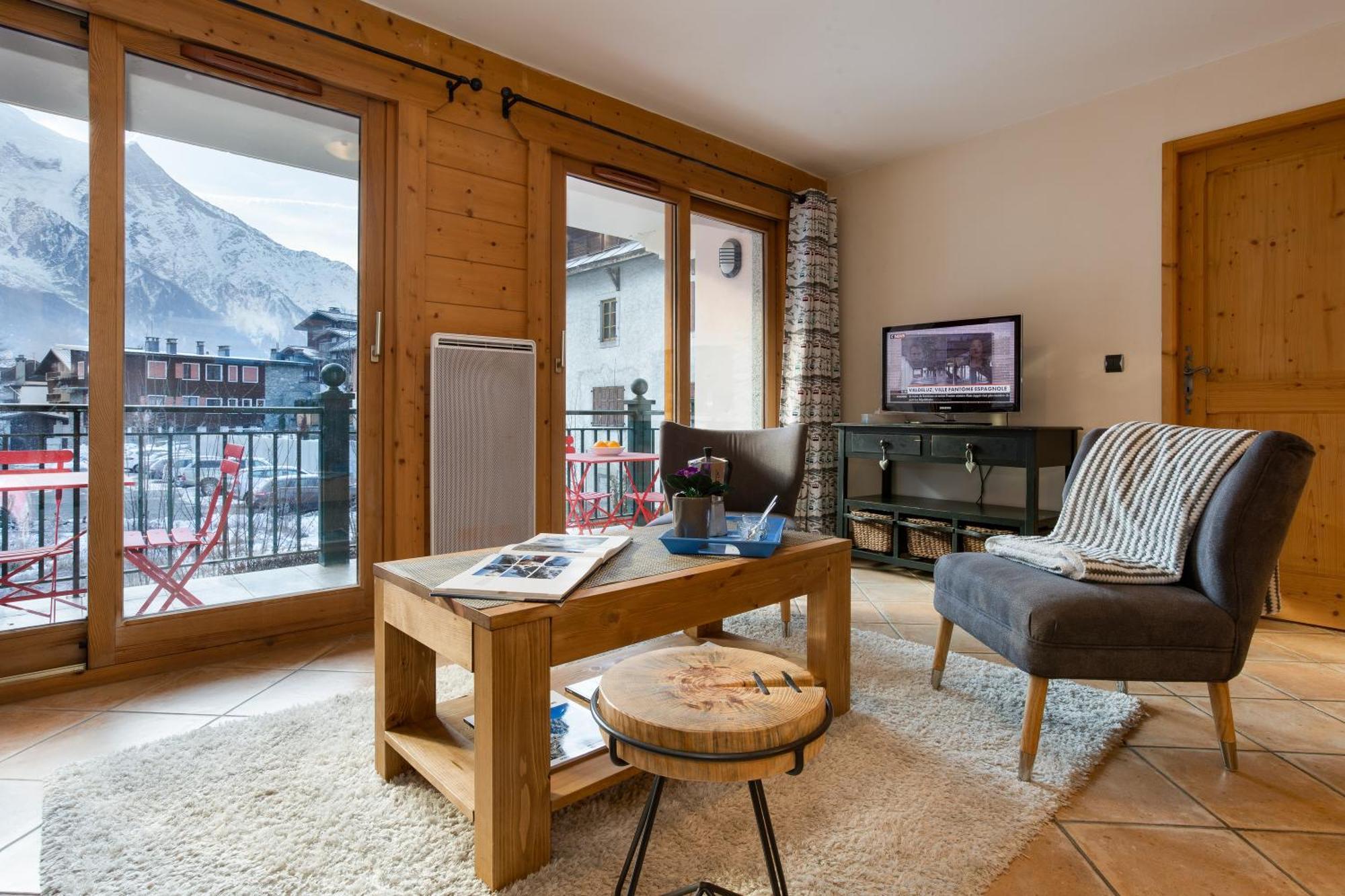 Appartement Belle Vue - Happy Rentals Шамоні Екстер'єр фото
